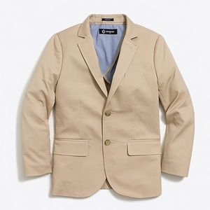 Boys 2 piece tan suit